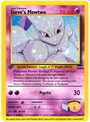 Steve's Mewtwo